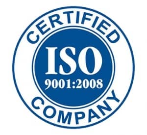 ISO 9001 certified